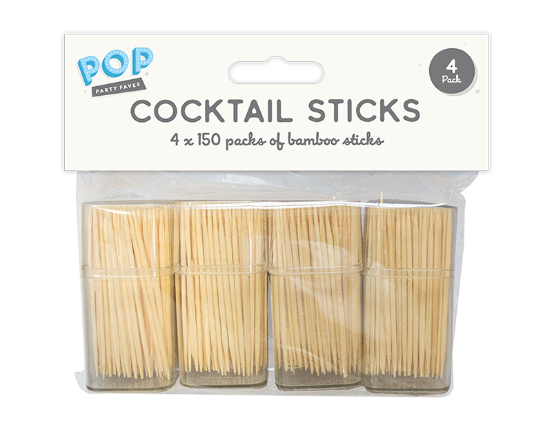 Party Cocktail Sticks - 4 Pack