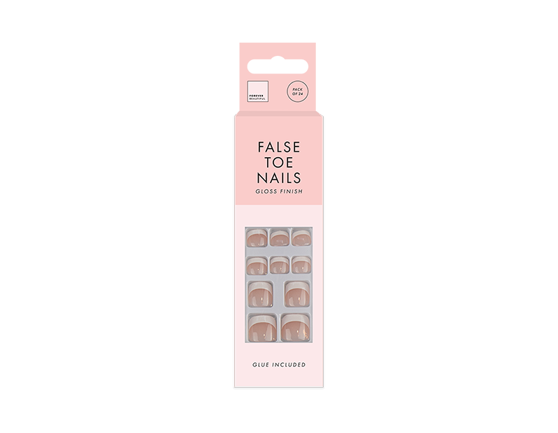 False Toe Nails 24pk