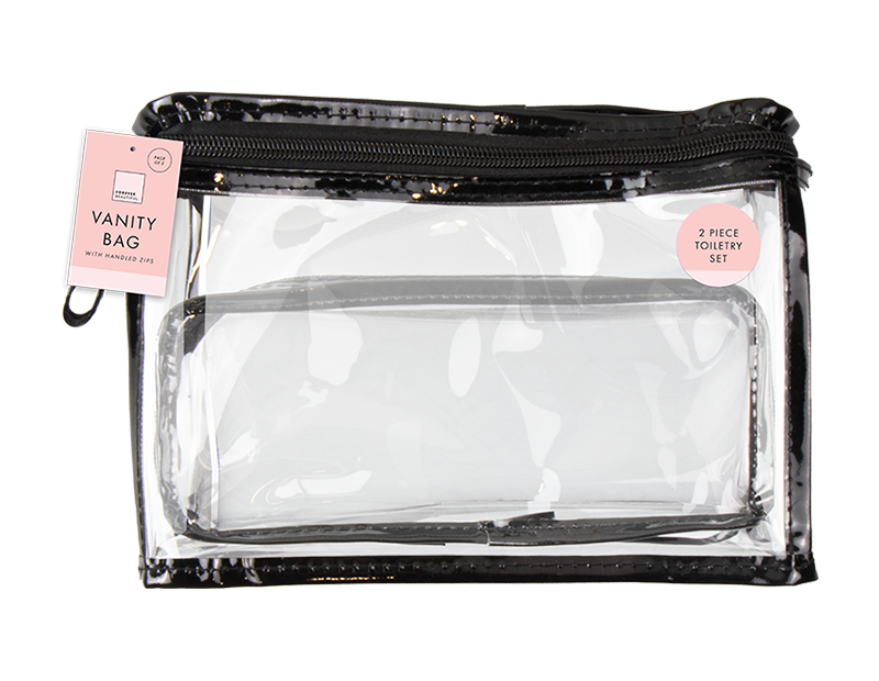 PVC Vanity Bag 2 Pack