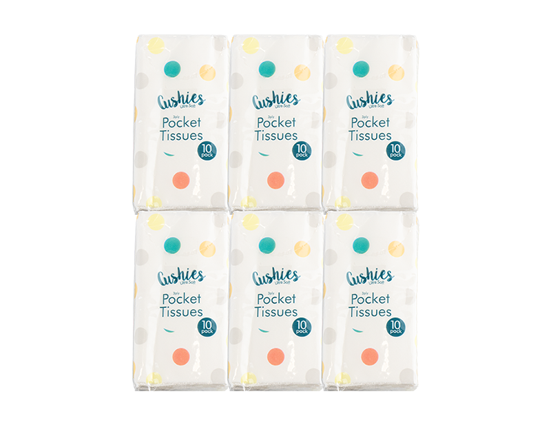 Pocket Tissues - 6 Pack