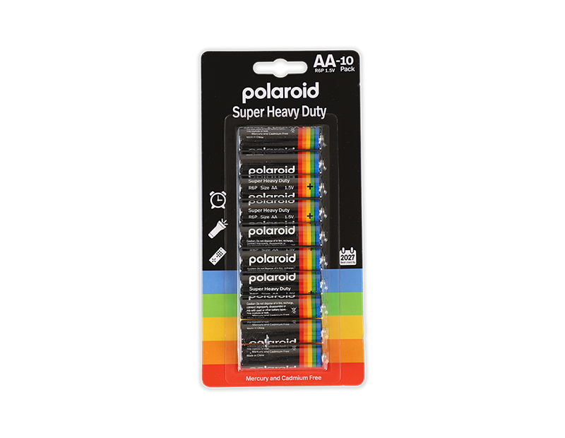 POLAROID AA HEAVY DUTY 10 PACK