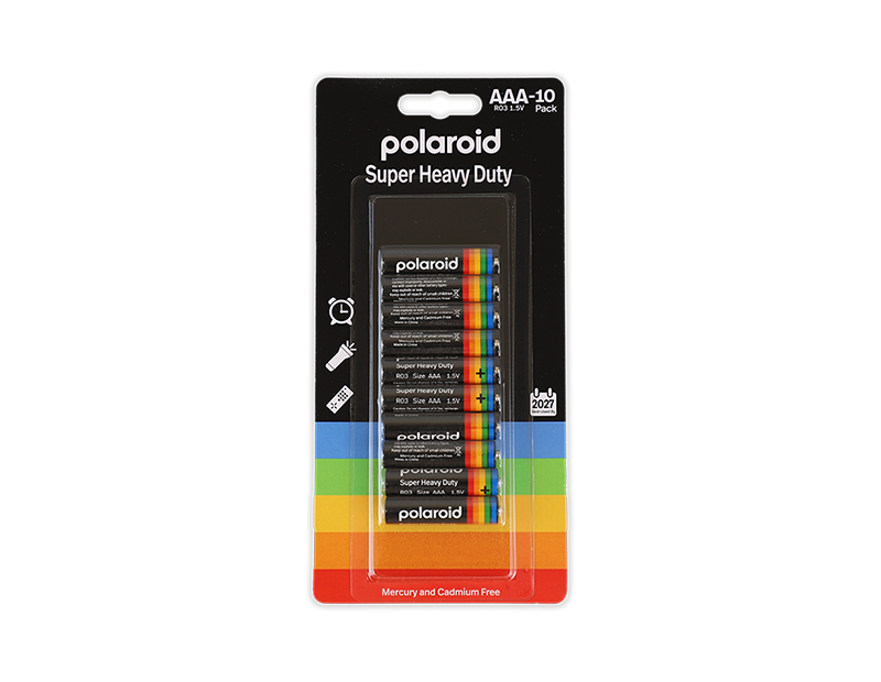 POLAROID AAA HEAVY DUTY 10 PACK