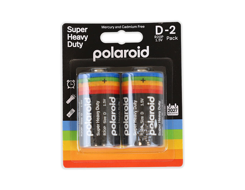 POLAROID D HEAVY DUTY 2 PACK