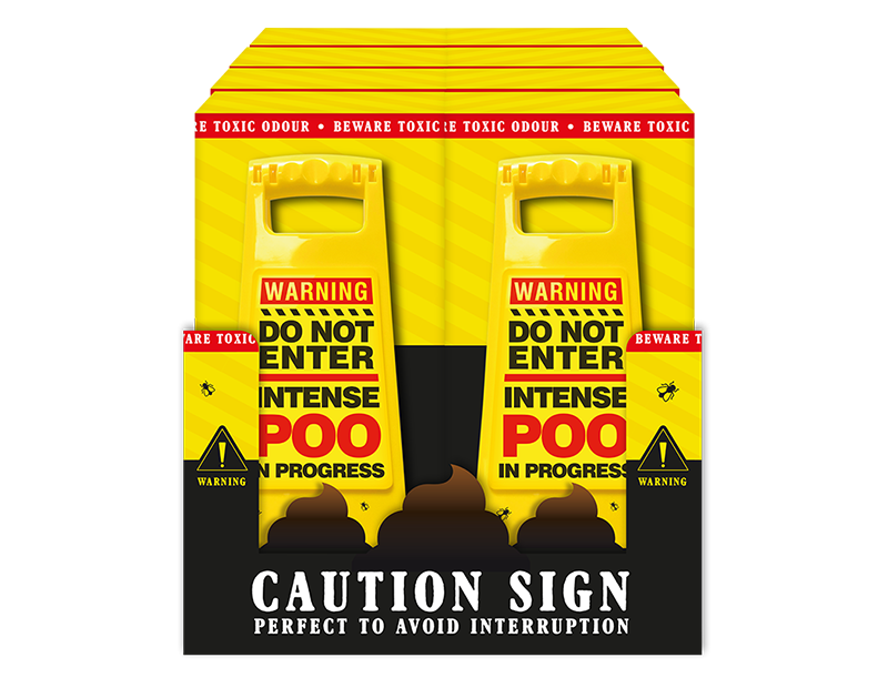 Wholesale Poo In Progress Warning Sign PDQ