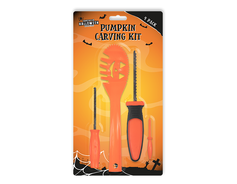 Pumpkin Carving Kit 4pk