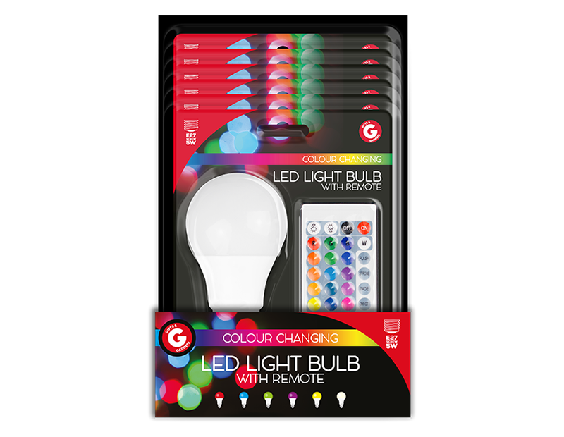 colour changing light bulbs with remote