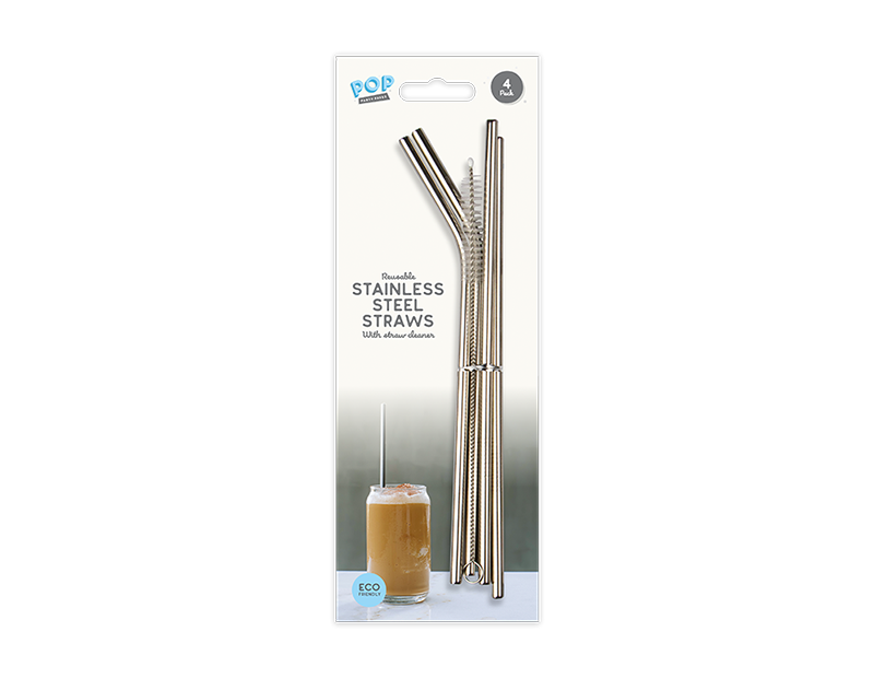 Wholesale Reusable Metal straws | Gem imports Ltd.