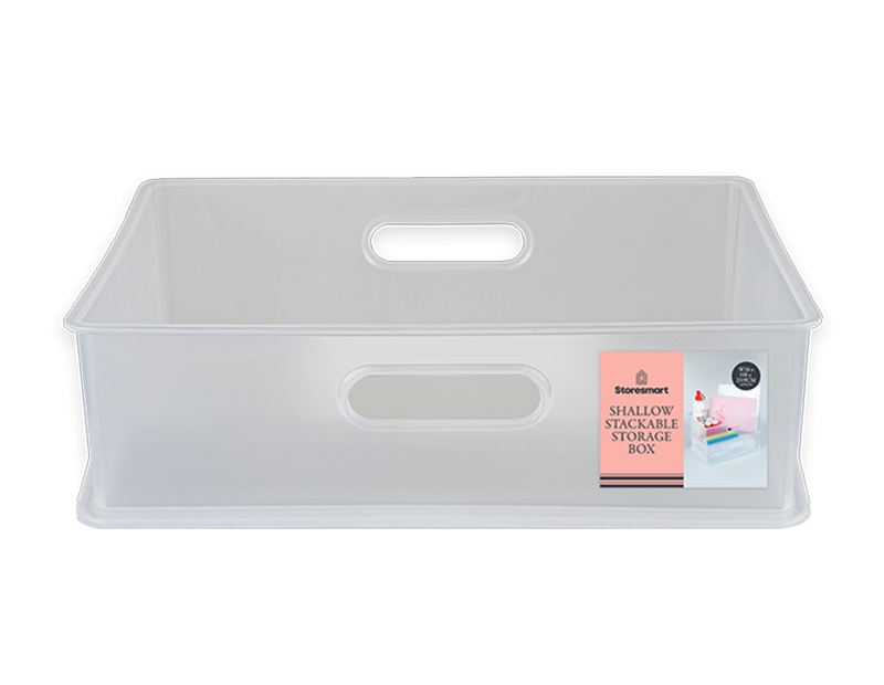 Shallow Stackable Storage Box