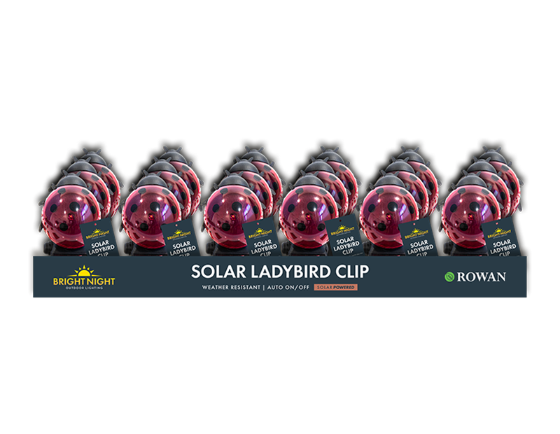 Wholesale Solar powered ladybird Clip | Gem imports Ltd.