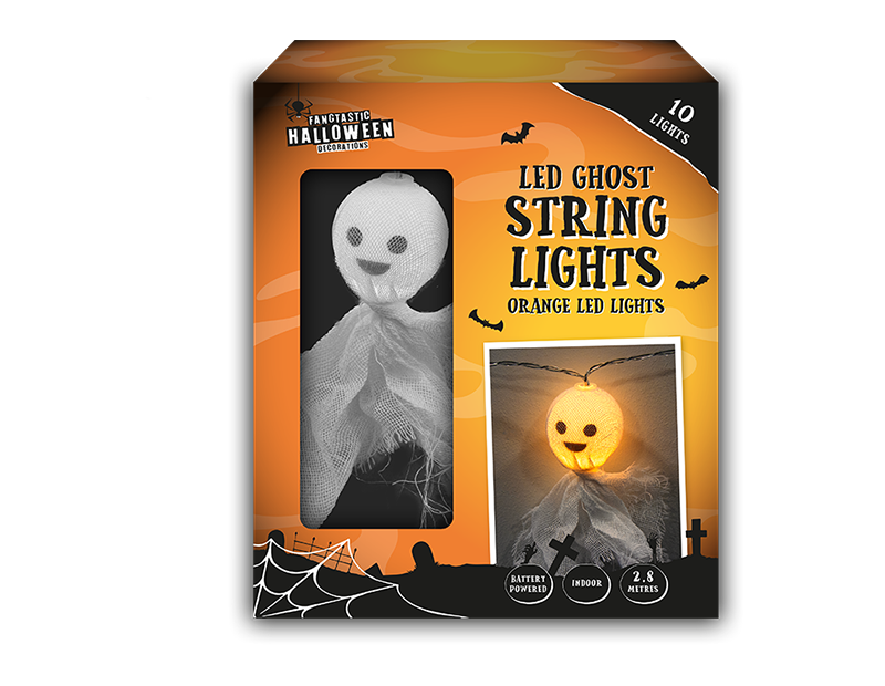 Spooky Ghost String Lights 2.8M