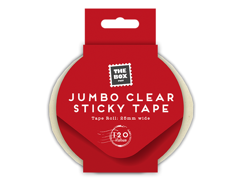 Jumbo Clear Sticky Tape 120m