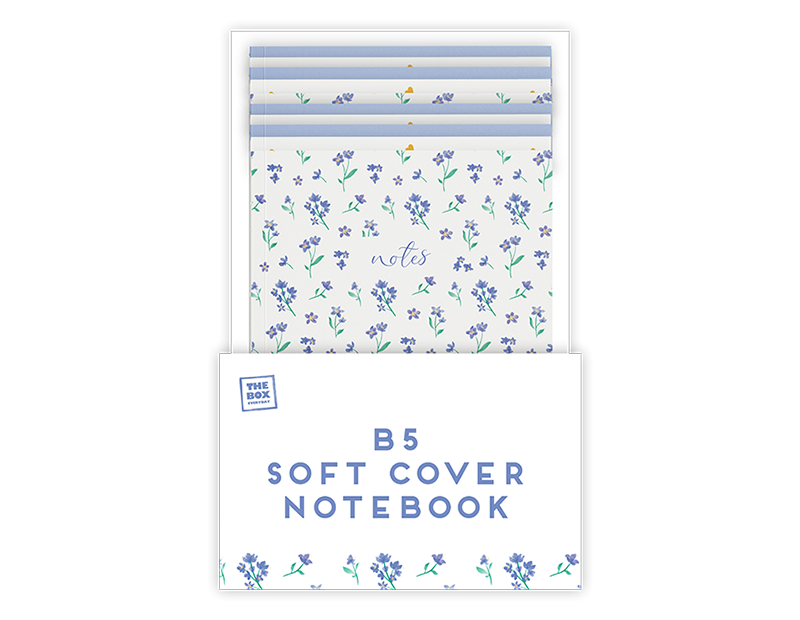 Wholesale B5 Soft Cover Notebook PDQ