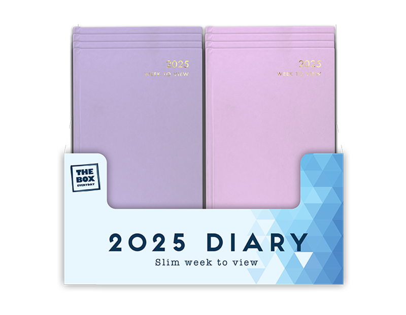 Wholesale 2025 Slim Week To View Diary PDQ
