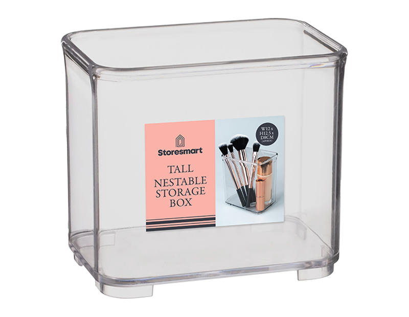 Tall Nestable Storage Box 12.5X12X8cm