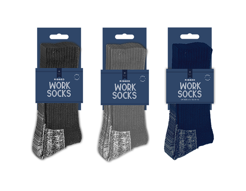 Wholesale Men's Work Socks 5pk