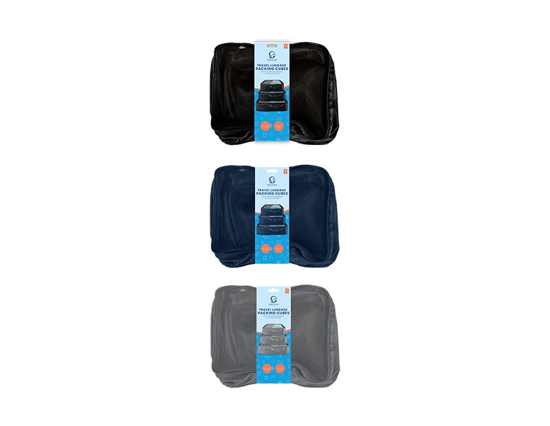 Wholesale Travel Luggage Packing Cubes 3pk