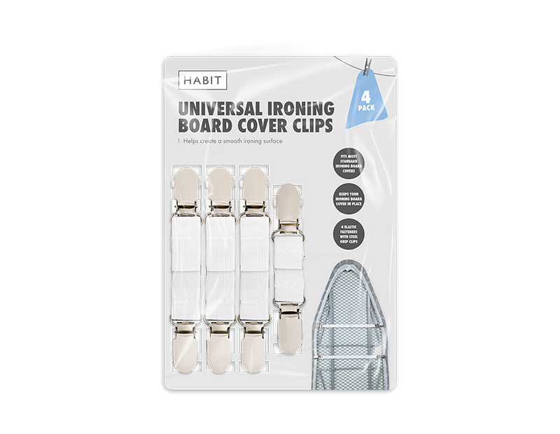 Universal Ironing Board Cover Clips 4pk