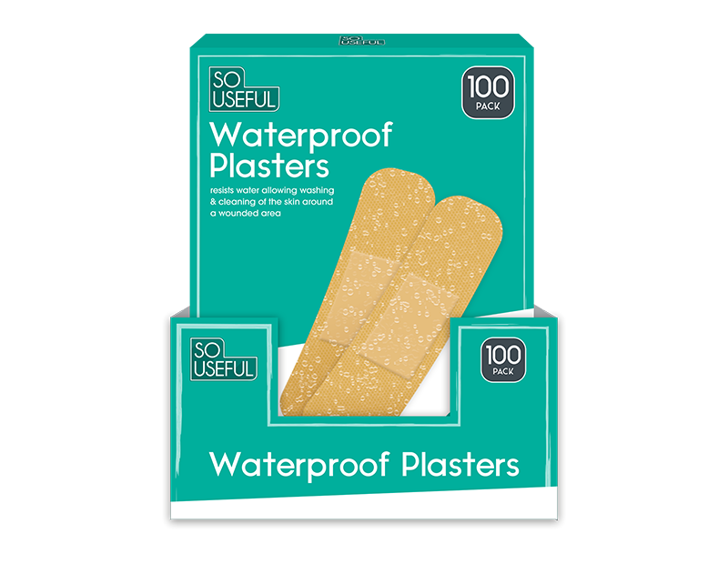 Wholesale Waterproof Plasters 100pk CDU