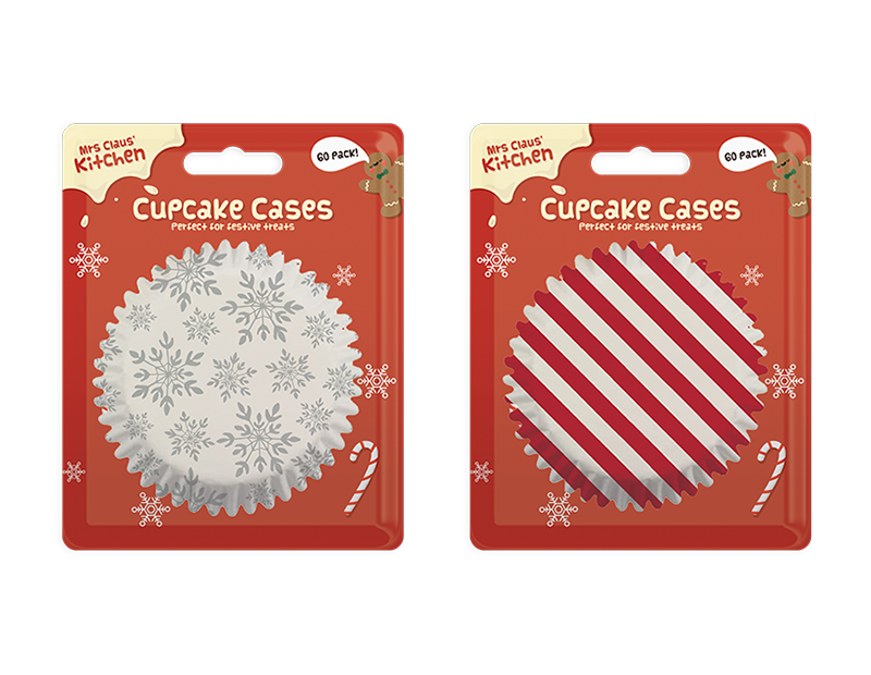 Wholesale Printed Cupcake Cases 60 Pack | Gem Imports Ltd