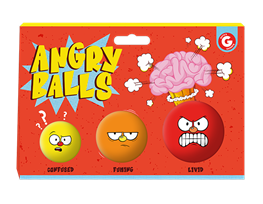 Angry Face Stress Balls