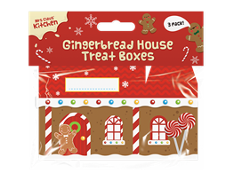 Gingerbread House Treat Boxes 3pk