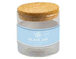 Glass Jar with Cork Lid 400ml