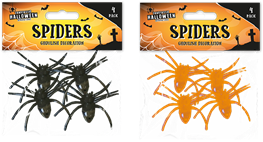 Halloween Spiders - 4 Pack