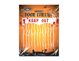 Halloween Keep Out Bloody Curtain