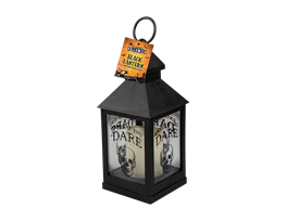 Black Halloween Lantern 24.5cm