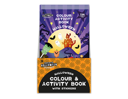 Halloween Colour & Activity Book with Stickers PDQ