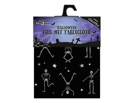 Halloween Foil Net Tablecloth 132x178cm