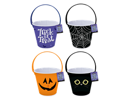 Halloween Metal Treat Bucket