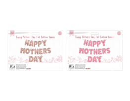 Happy Mother's Day Foil Balloon Banner