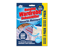 Wardrobe Dehumidifier 180g 2pk