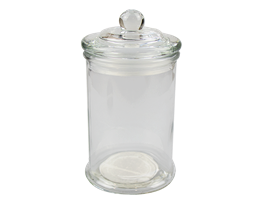 Plain Glass Jar with Lid 350ml