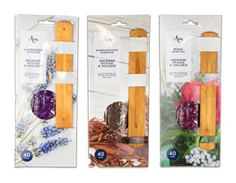 Incense Sticks & Holder 40pk