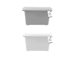 Storage Box with Clip Lid 6.3L