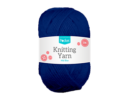 Acrylic Knitting Yarn Mid Blue 75g