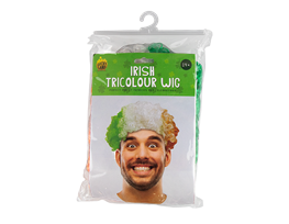 Irish Tricolour Afro Wig