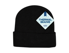 Kids Thermal Lined Plain Beanie Hat