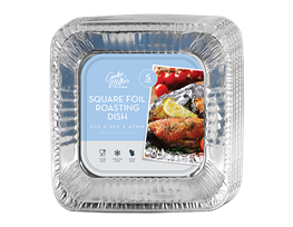 Square Foil Roasting Dishes 5pk