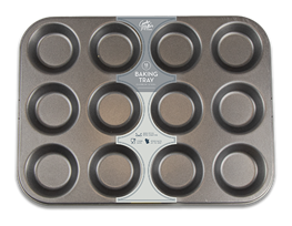 12 Cup Baking Tray