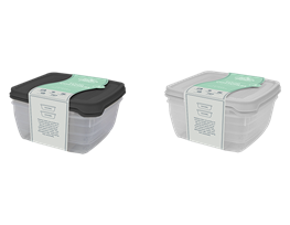 Plastic Container 2pc Set