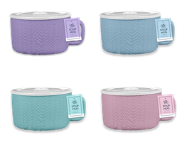 Pastel Embossed Soup Mug