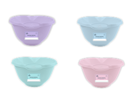 Pastel Mixing Bowl 4L