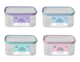 Pastel Storage Container 800ml