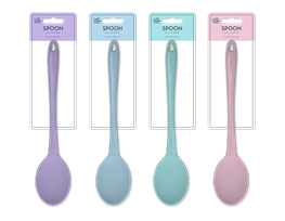 Pastel Silicone Solid Spoon