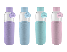 Pastel Glass Water Bottle 500ml