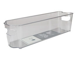 Clear Slimline Fridge Storage Tray 37 x 11 x 10cm