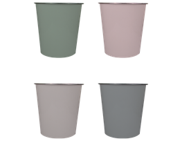 Natural Plastic Waste Bin 6L